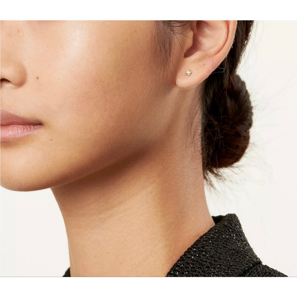Tiffany & Co. Peretti Diamonds by the Yard® Earrings in 18k Yellow Gold 0.10 Ct - Picture 2 of 10